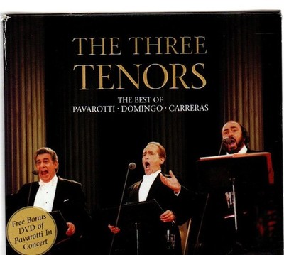 THREE TENORS: The Best of Pavarotti · Domingo · Carreras (double CD & bonus DVD