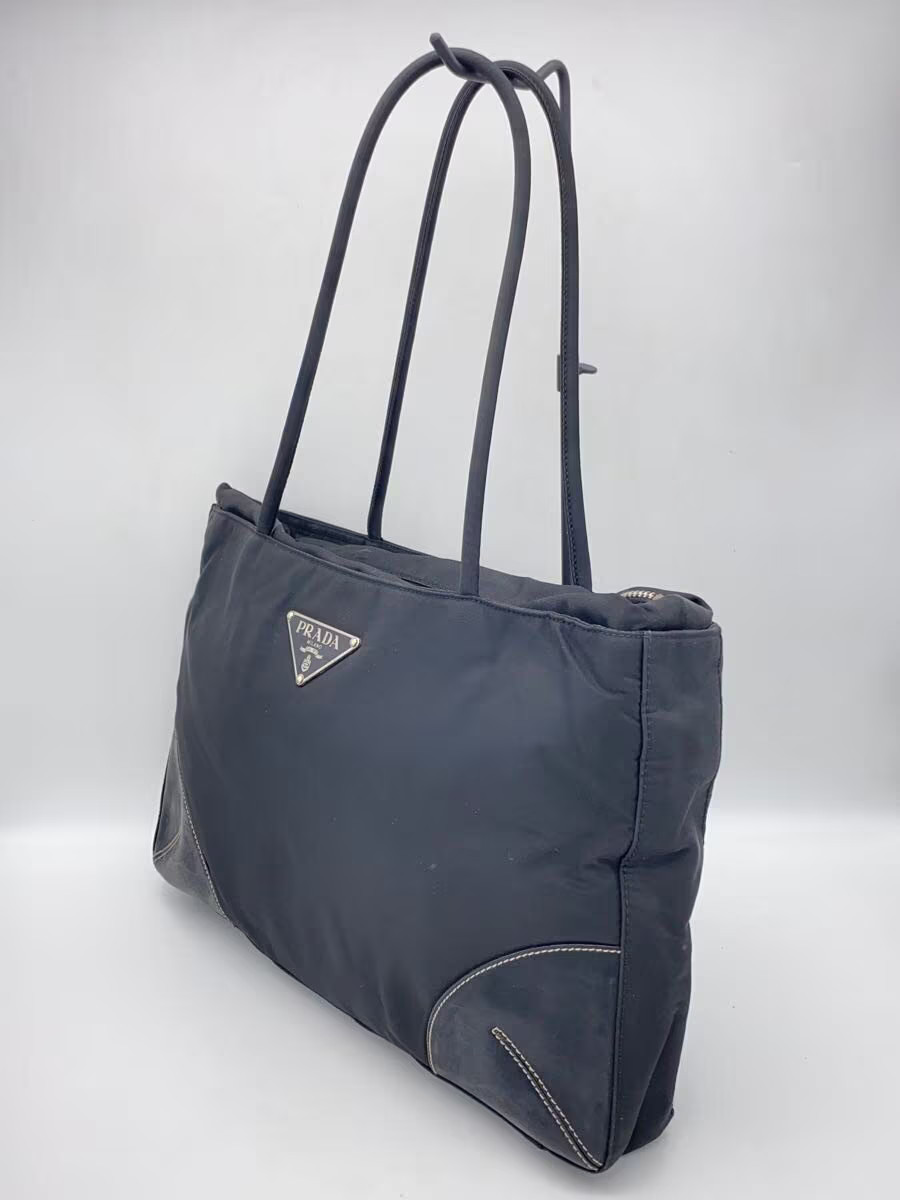 PRADA Tote Bag Nylon Black thumbnail 2