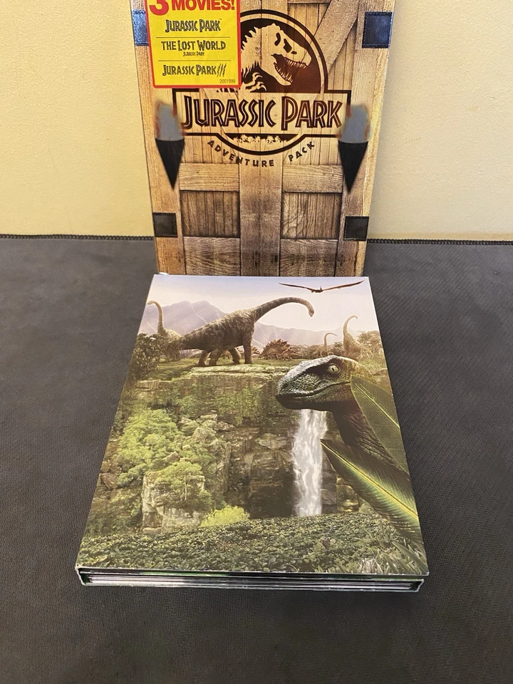 Jurassic Park Adventure Pack The Franchise Collection (DVD 3-Disc Set, 2005) - Image 4 of 4