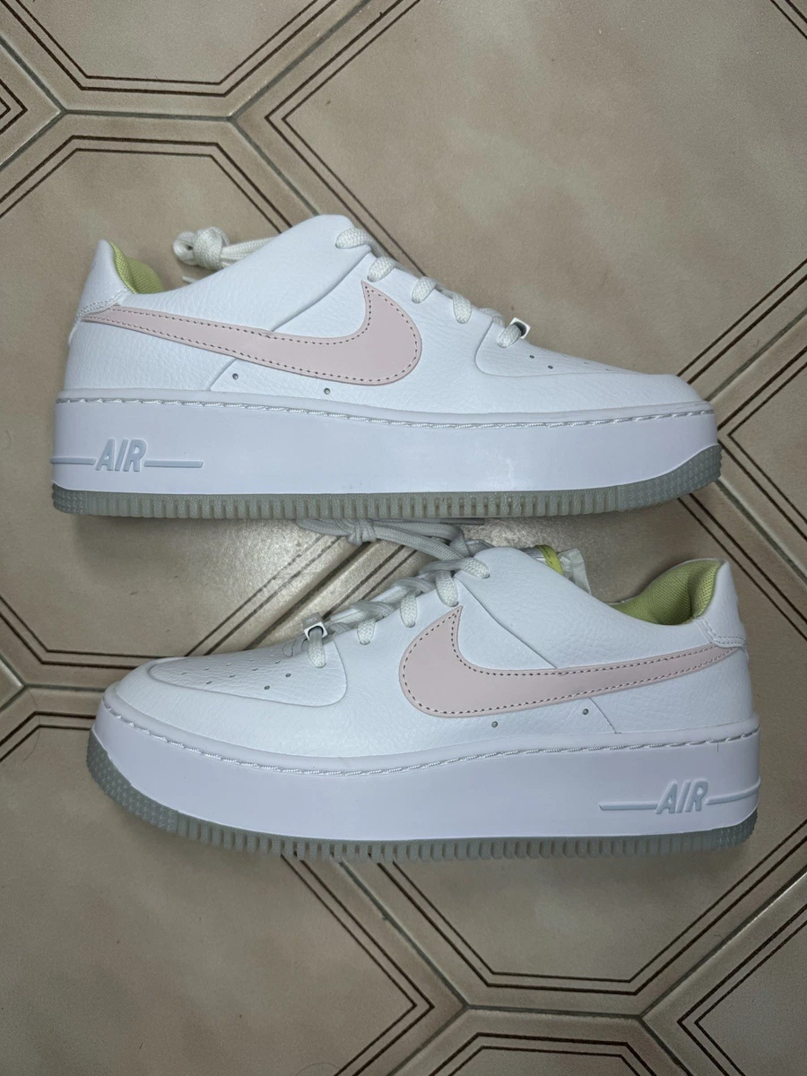 Nike Air Force 1 sage low /エアフォースワン エア フォース 1 NIKE WMNS AF1 SAGE LOW white/white-white ar5339