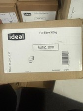 Ideal 203130 Flue Elbow 90 Degree - White