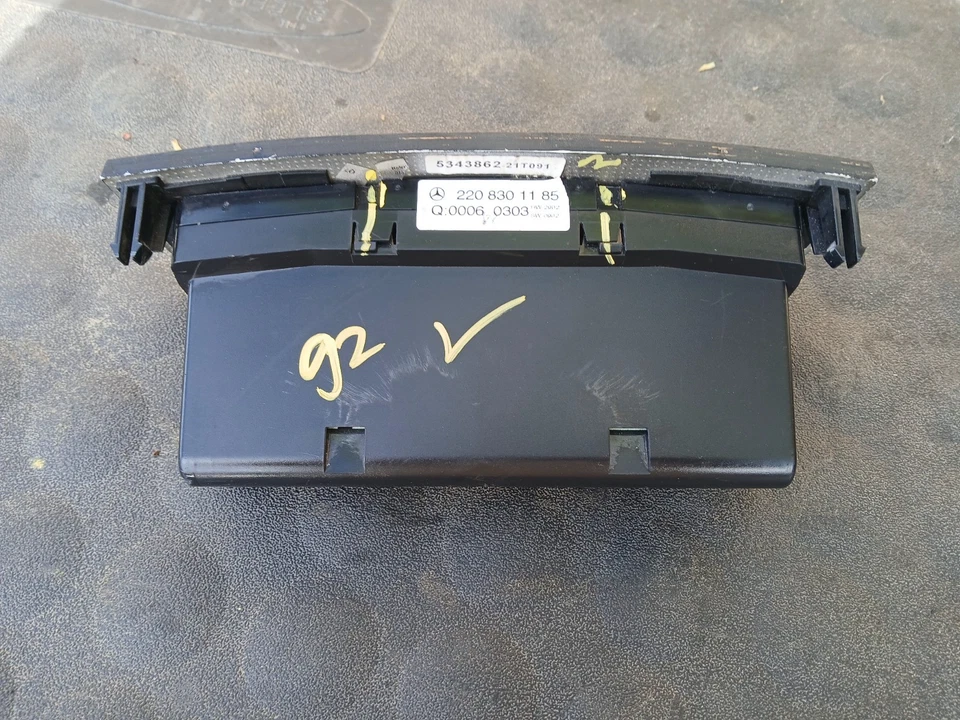 2003-2006 MERCEDES BENZ W220 W215 S55 S500 CL55 CL500 AC HEAT CLIMATE CONTROL - Image 3 of 4