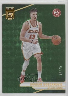 2023-24 Donruss Elite Neon Green 42/75 Bogdan Bogdanovic #62 1cc0