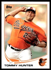 Tommy Hunter 2013 Topps #62 Orioles MLB READ FREE SHIPPING AutographDen