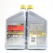 NEW NAPA SAE 5W-20 Full Synthetic Motor Oil 1 Quart Set of 5 75-530 26.60 per gallon