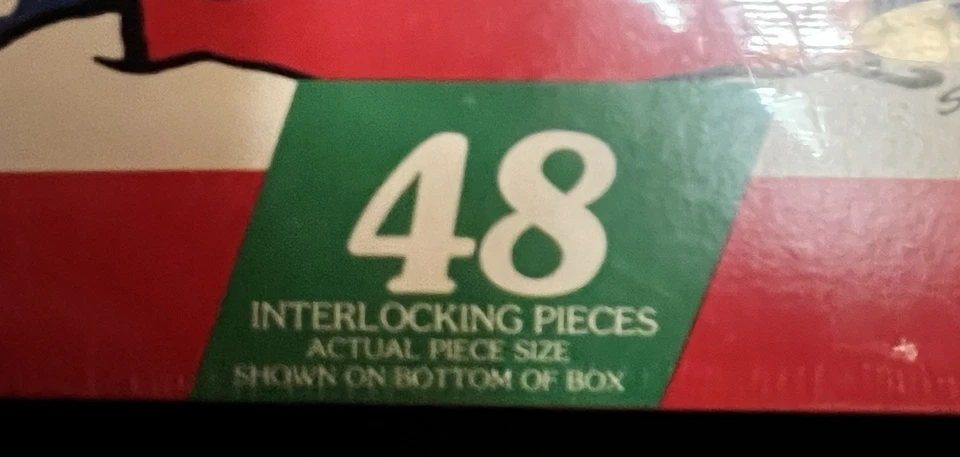 SEALED Peanuts Snoopy MERRY CHRISTMAS Doghouse Jigsaw Puzzle 48pc Springbok - Image 2 of 4