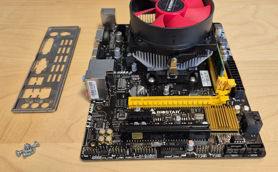 BIOSTAR A70MD PRO mATX Mainboard | AMD A8-5600K 3,6 GHz | 8gb DDR3 RAM | Bundle - Bild 3 von 4