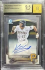 2025 Bowman Chrome Konnor Griffin Rookie Auto RC BGS 9.5 gem Mint Pirates