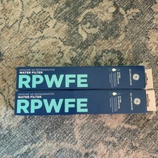 2x Genuine GE RPWFE refrigerator water filter in 2 Pack