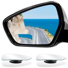 Blind Spot Mirror, HD Glass Frameless Convex Side Blindspot Mirror for Car,