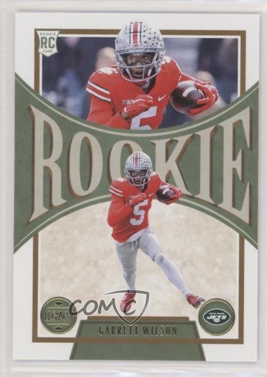2022 Panini Legacy Rookies Garrett Wilson #152 0pm3