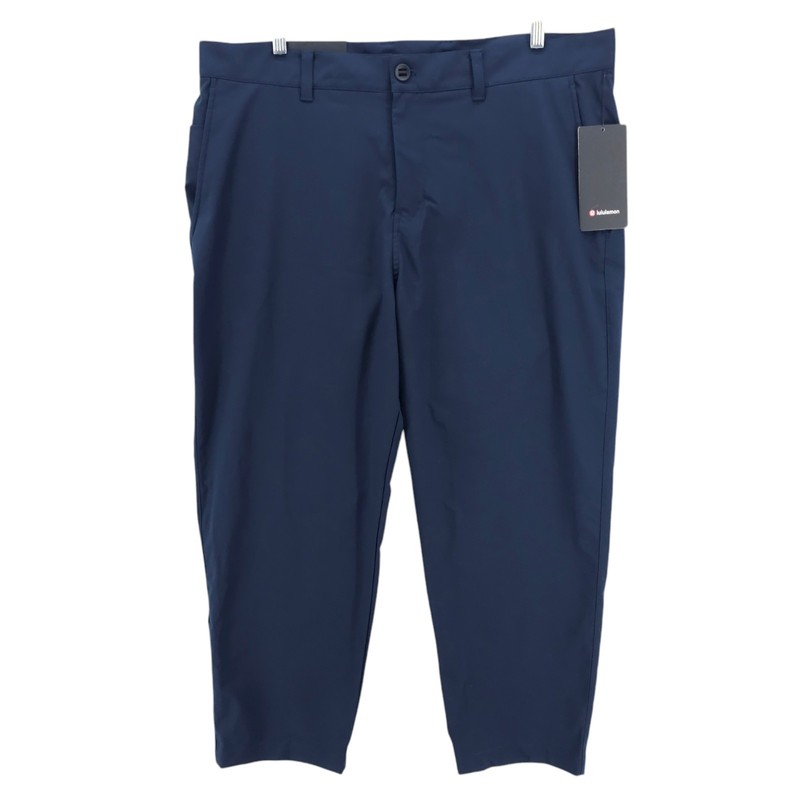 NWT LULULEMON Relaxed Tapered Trouser TRNV Navy Blue Twill Size 40