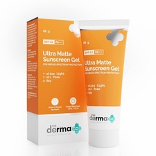 The Derma Co Ultra Matte Sunscreen Gel with SPF 60 PA 50 Gram