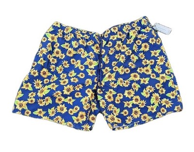 NWT Peyton & Parker Men's  Family Swimwear Trunks Shorts 4X Ditsy Sunflower 