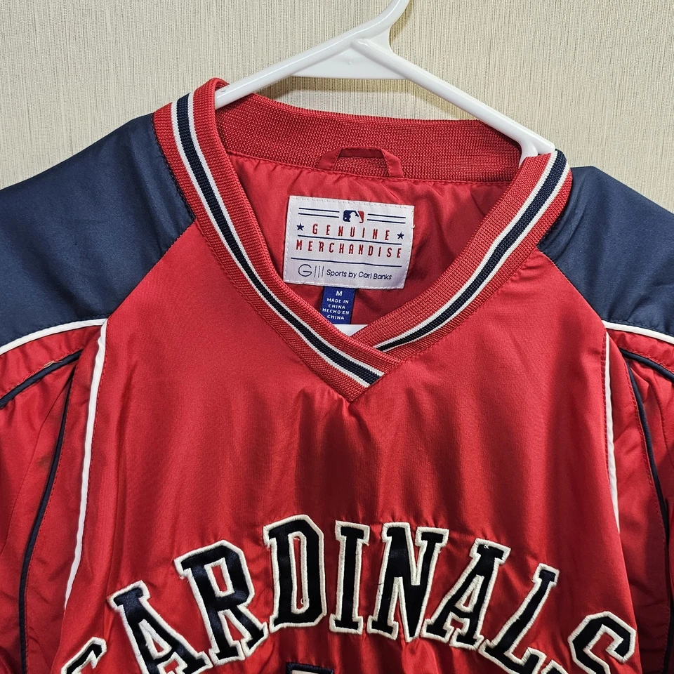 St. Louis Cardinals MLB Vintage Pullover Sweater Jacket – Size Medium - Image 2 of 4