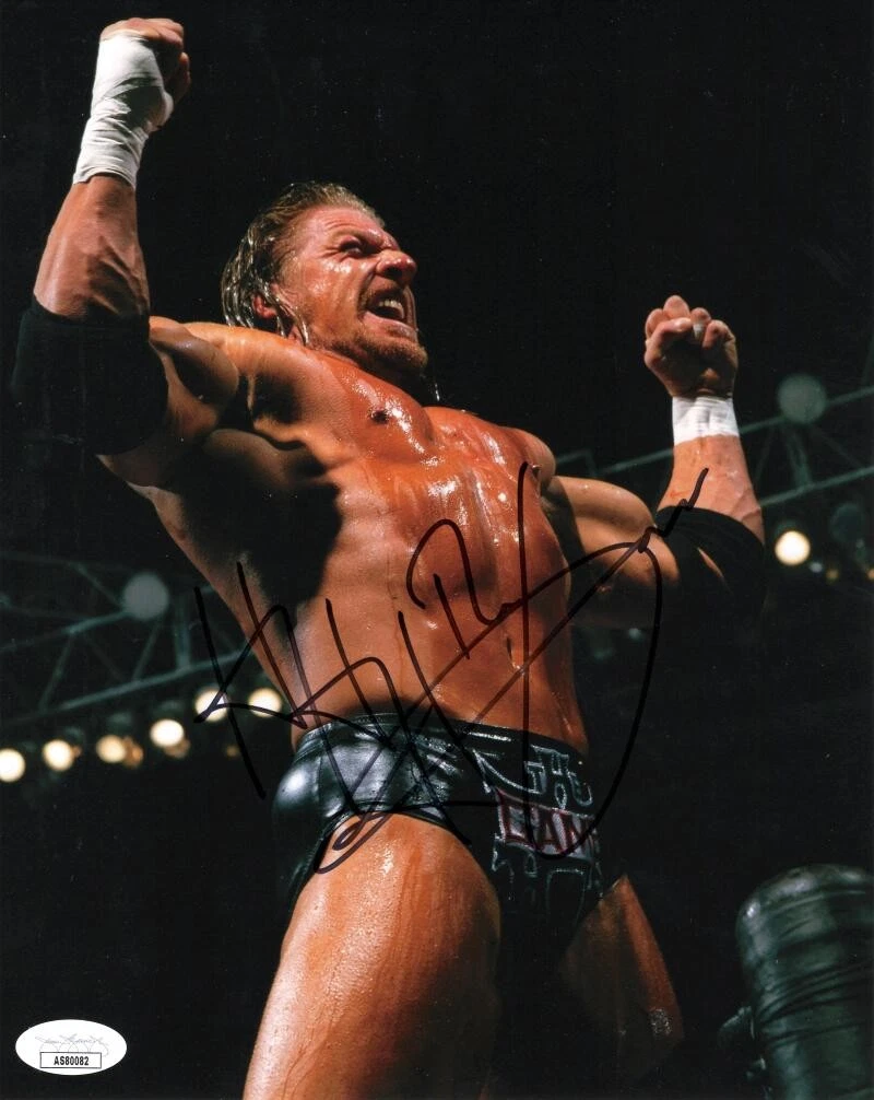 Triple H Signed In Wrestling Autographed Photos for sale | eBay