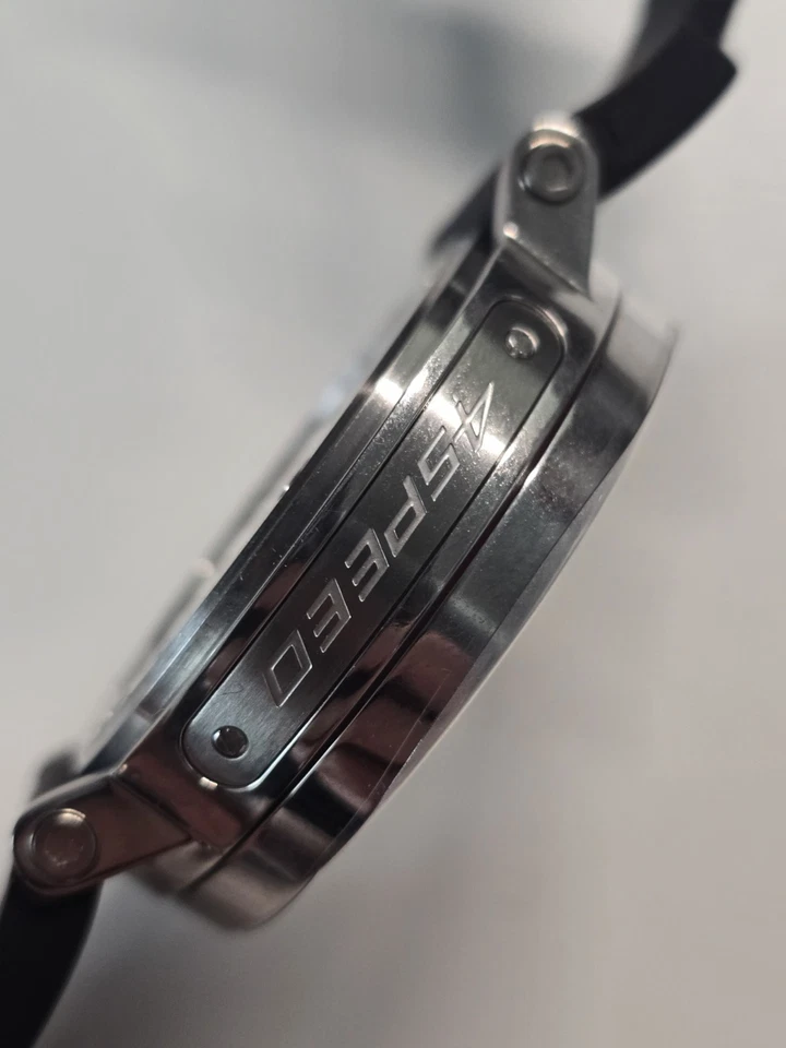 Formex 4Speed Chronograph Watch Men Silver Tone Date 100M BOX RS700 - Image 4 of 4