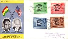 GOLDPATH: Ghana cover 1958 to USA first day cachet CV928_P31