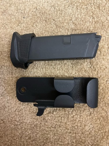 GLOCK 42 380 Magazine with Strike Industries +2 Extension & Holster Carrier Used