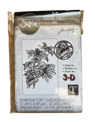 TIM HOLTZ - Sizzix - TEXTURE FADES - Mini - 665635 - 3D - OVP