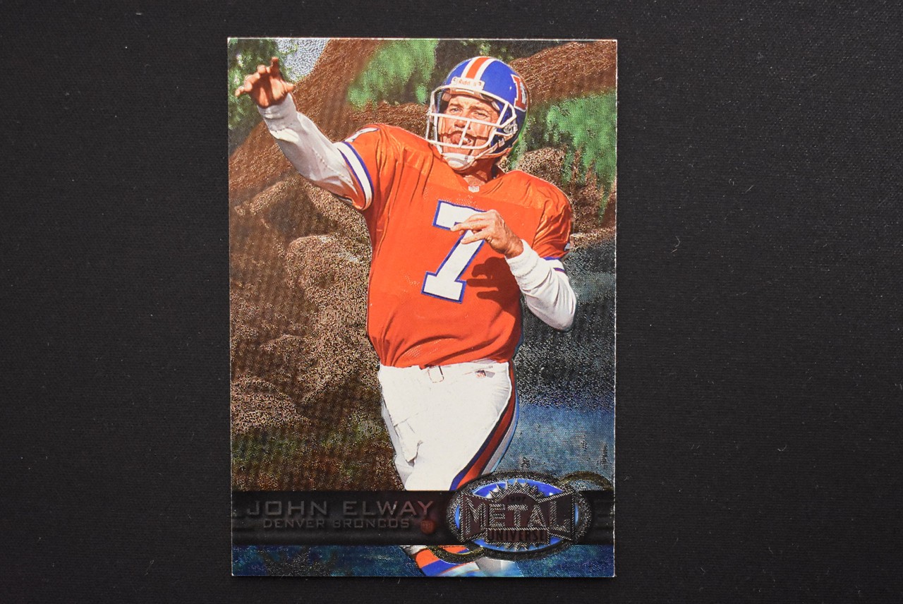 John Elway 1997 SkyBox Metal Universe #88 Denver Broncos