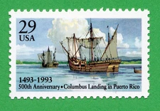 Scott #2805 Columbus Landing Puerto Rico Single Stamp - MNH