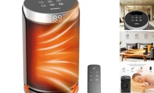 Space Heater,  Small Portable Electric Heaters for Indoor Use with Thermostat 