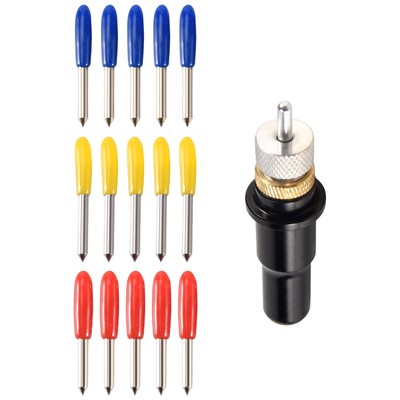 Schneidklingenhalter + 15 Stück 30 Grad 45 Grad 60 Grad Cutterklinge für 3286