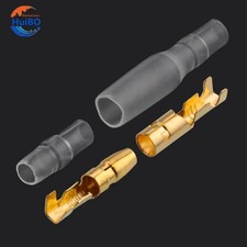 25/50/100PCS 4mm Bullet Crimp Wire Connectors Male Female Terminal Kit Case