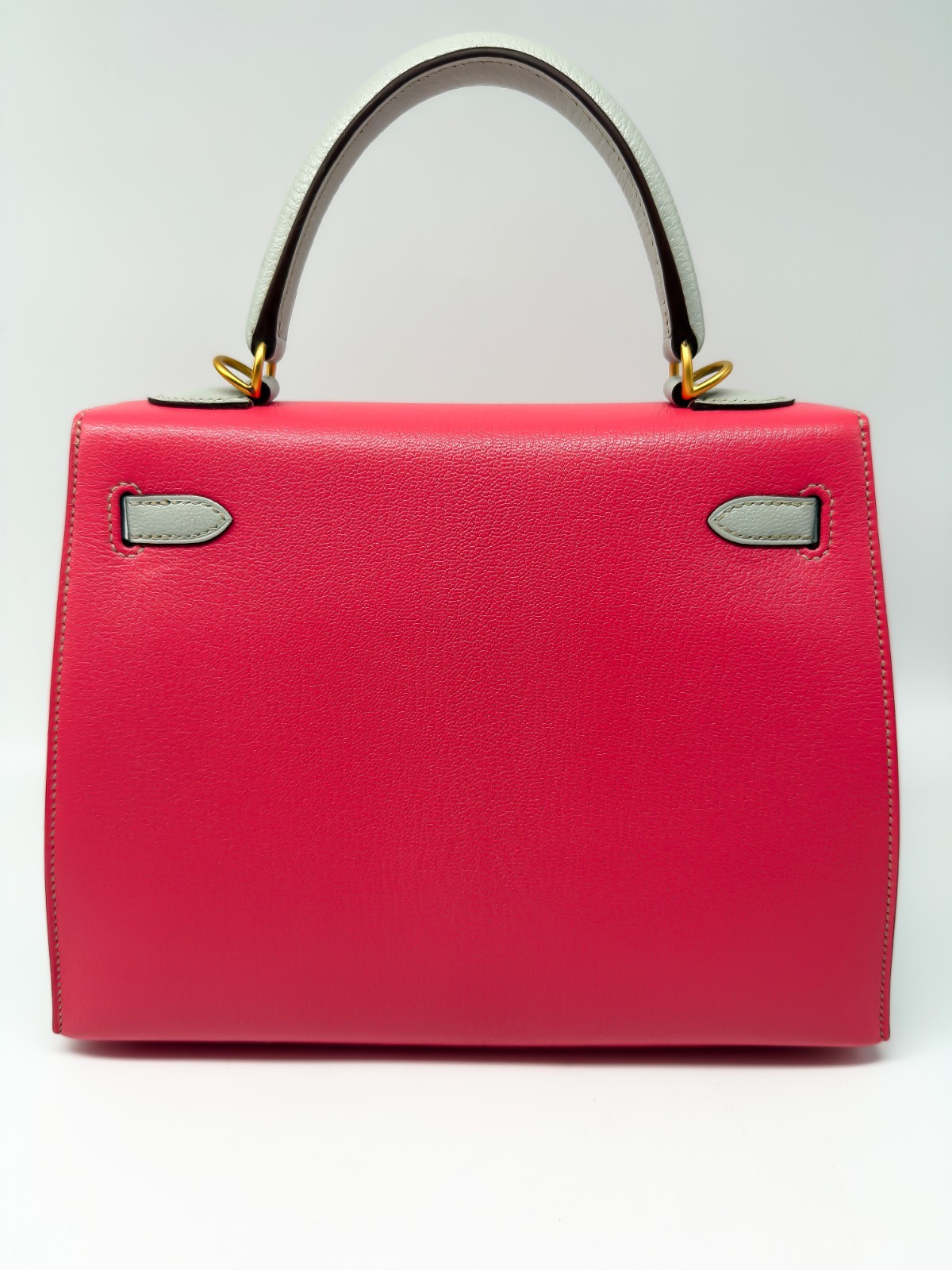 Hermes Handbag Sac Kelly II Sellier 25, Pink image 6