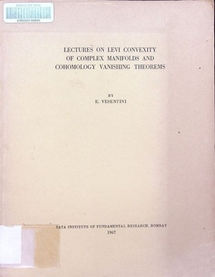 Lectures on Levi convexity of complex manifolds and cohomology vanishing theorem