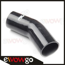 Us Ship 2.5 2-12 Inch Id 30 Degree Silicone Hose Pipe Black Turbo Coupler Tube
