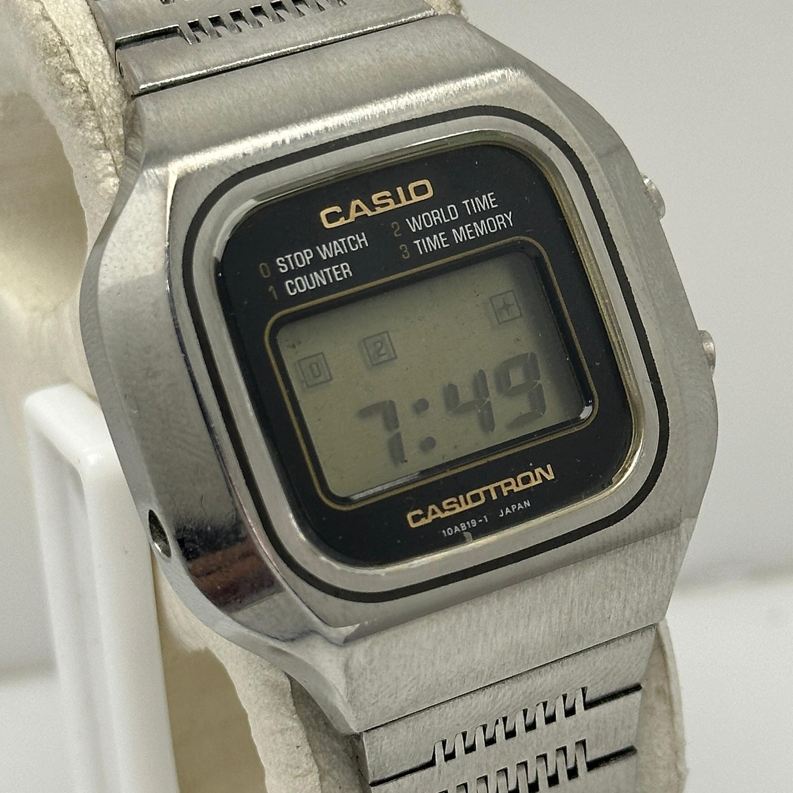 Watch Casio S-14 Time World Digital Men’s 10AB19-1 Casiotron Vintage - VintageWatches.PK Watch Casio S-14 Time World Digital Men’s 10AB19-1 Casiotron Vintage - vintagewatches.pk