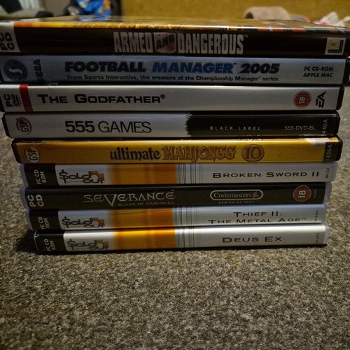 PC CD-ROM Game Bundle of 9 Used Various Titles See Photos untested ...