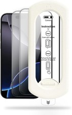 3 Pack of Tempered Glass Screen Protectors for iPhone 17 Pro with Alignment Kit