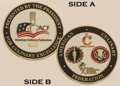 American Culinary Federation ACF Culinary Excellence Challenge Coin  4#A