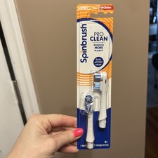 2 Ct Spinbrush PRO WHITEN Replacement Heads Electric Toothbrush Refills MEDIUM