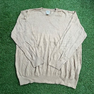 L.L. Bean Sweatshirt Beige Pullover Herren Hoodie Zipper Langarm Größe XXL