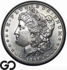 1897-S Morgan Silver Dollar Coin, Flashy Luster, Choice BU++