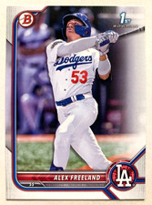 ALEX FREELAND ROOKIE • 2022 Bowman Draft 1st #BD-194 • SHARP LA DODGERS RC!!!