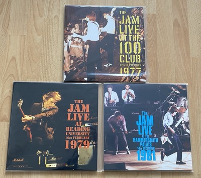The Jam Live at The 100 Club 1977, Live At Reading 1979, Live At Hammersmith 1981