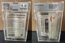 MARILYN MANSON - ANTICHRIST SUPERSTAR - RARE 1996 PROMO Cassette - Rewind 9.0