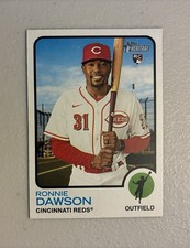 2022 Topps Heritage Ronnie Dawson Rookie Baseball Card #217. rookie card picture