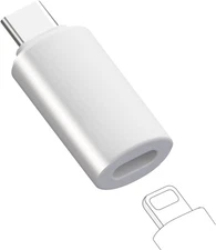 for Type-C Male to Lightning Female Adapter Converter,for USB C White 