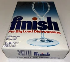 Vintage Finish Powder Dishwasher Detergent 50oz New Old Stock