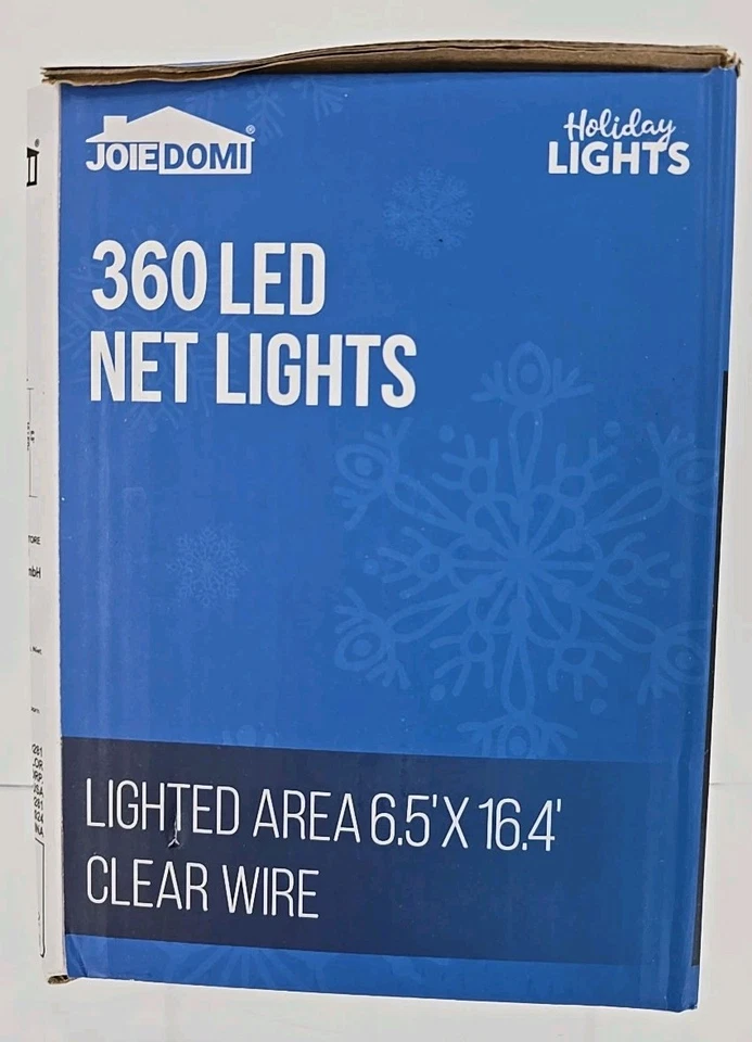LED 网网状串灯幕家庭派对圣诞多色 - 盖 6.5 x 16' — 第 4/4 张图片