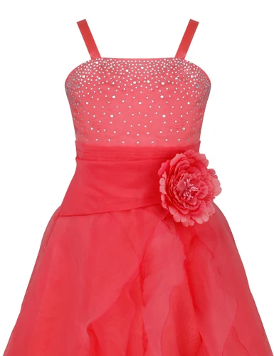 Flower Girl Dress Pageant Wedding Bridesmaid Formal Kids Party Princess Dresses - Picture 17 of 83