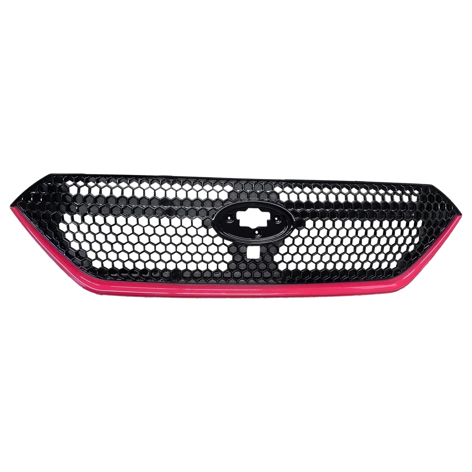Front Bumper Black Grille Grill Red Trim Stripe Assembly FIT 2022-23 Subaru WRX