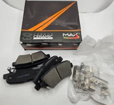 ( 4 PIECES ) Max Advanced Brakes D1848 Carbon Ceramic Disc Brake Pads