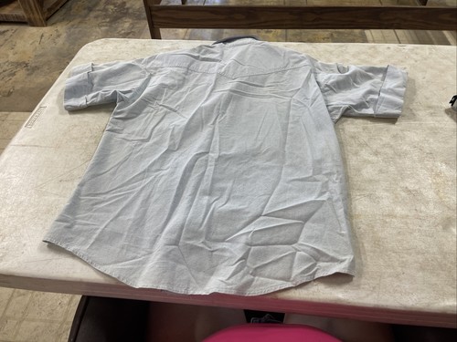 Vintage 90’s Rockies Denim Short Sleeve Western Shirt Shoulder Pad-Snap SzSmall - Picture 6 of 7